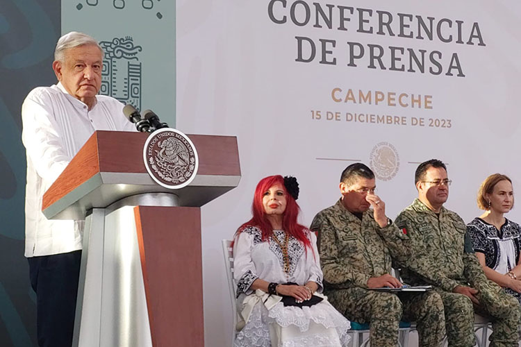 En Tren Maya, problemas menores por politiquería: AMLO