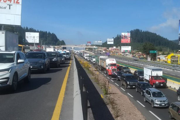 Anuncian nuevo cierre en la Autopista México-Toluca