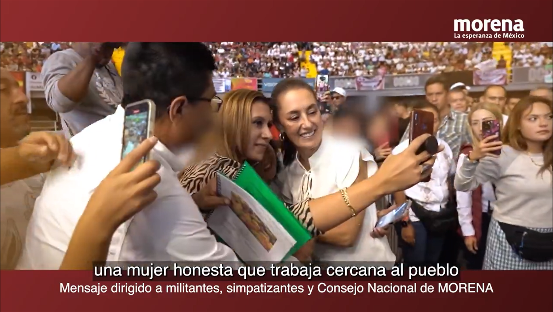 Destaca Morena recorrido político de Claudia