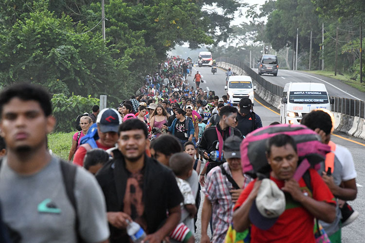 Caravana migrante saldrá de Tapachula, Chiapas, previo a la Navidad