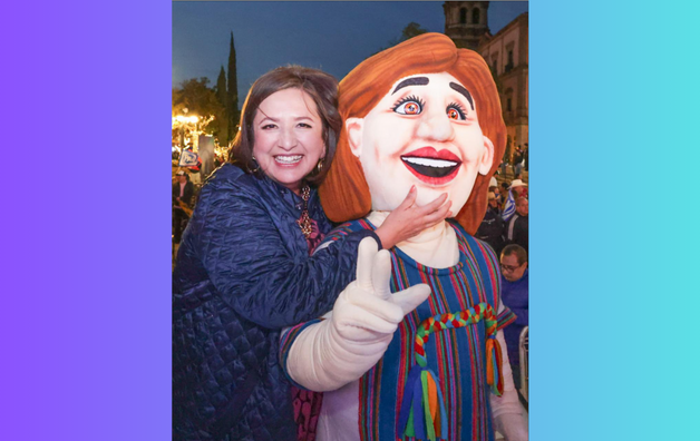 Xóchitl Gálvez le hace honor a su apodo de ‘botarga’