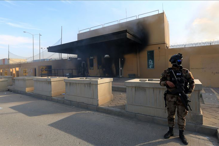 Lanzan varios cohetes contra la Embajada de EU en Irak