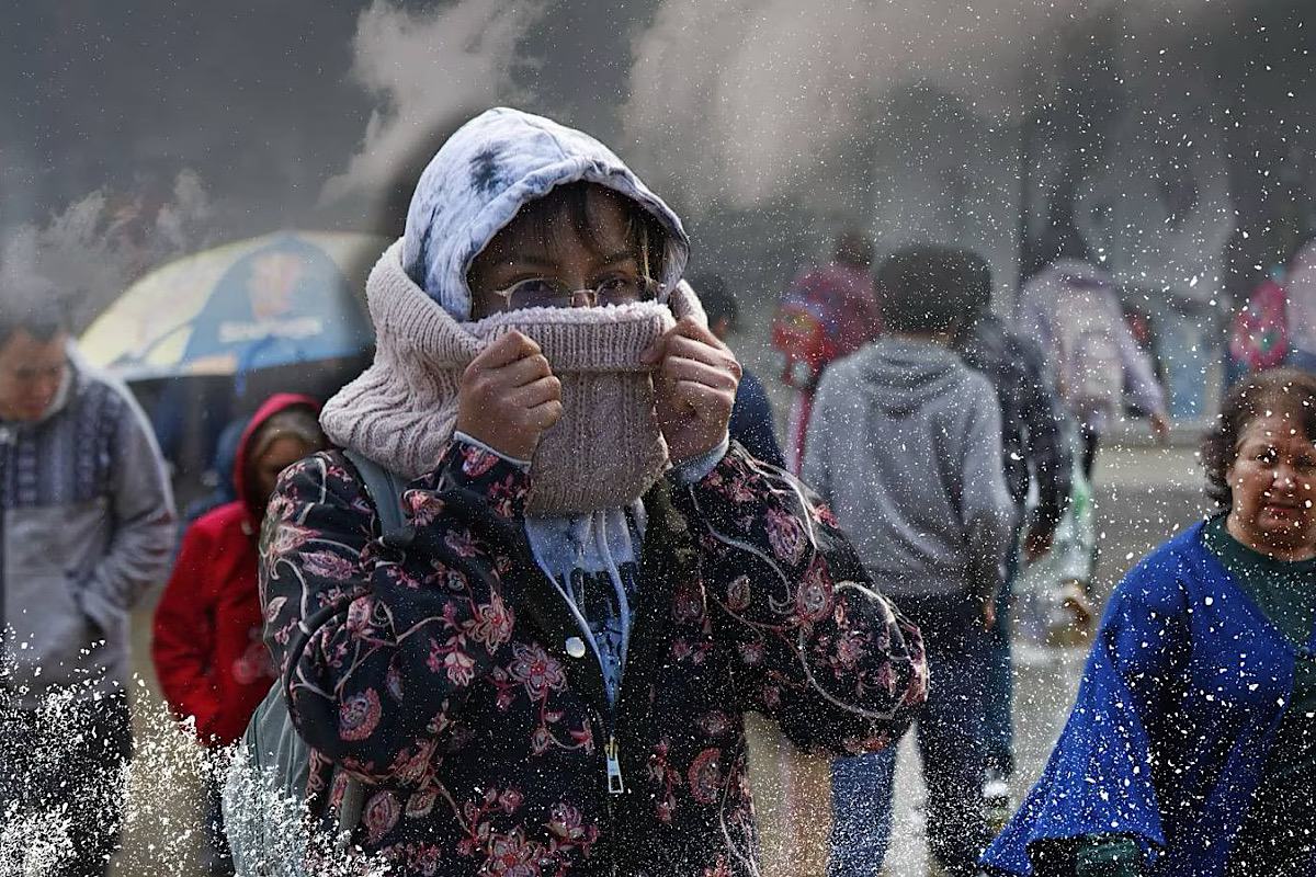 ¡Brrrrr! Temperaturas muy bajas y nevadas en gran parte del país 