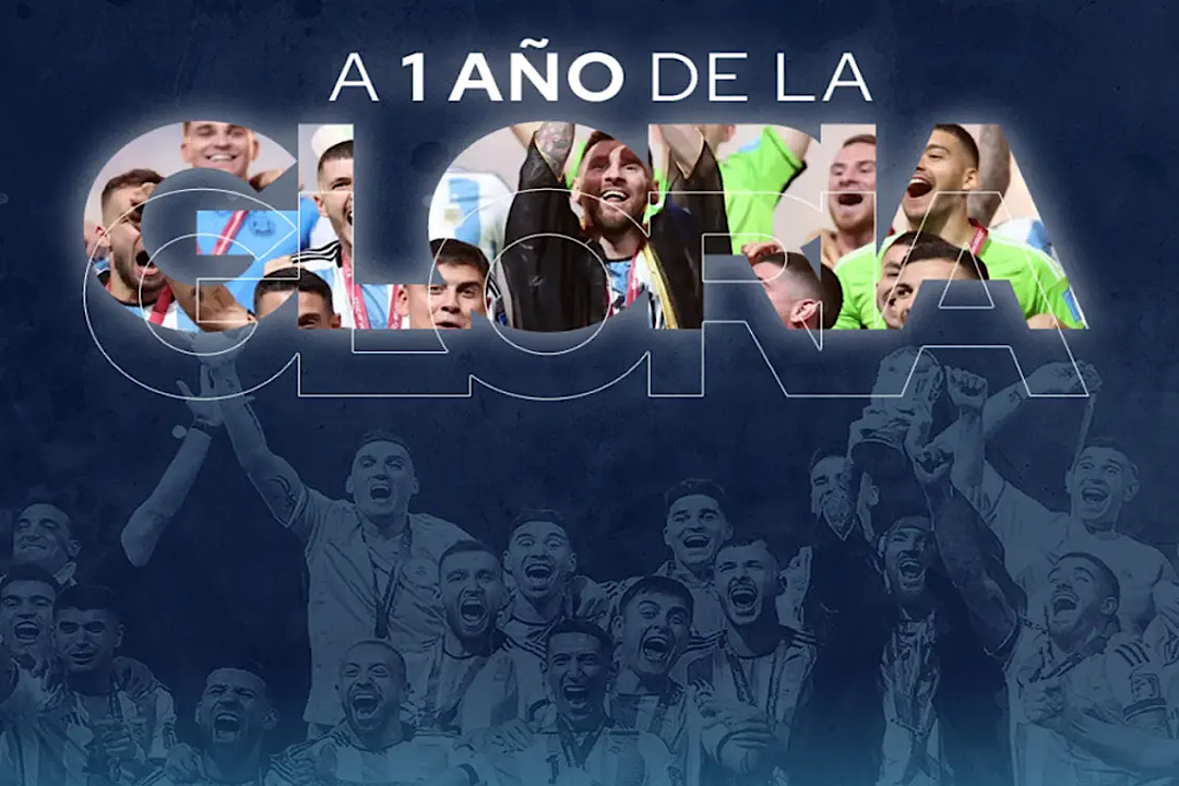 Argentina conmemora el primer aniversario del título mundial en Qatar 2022