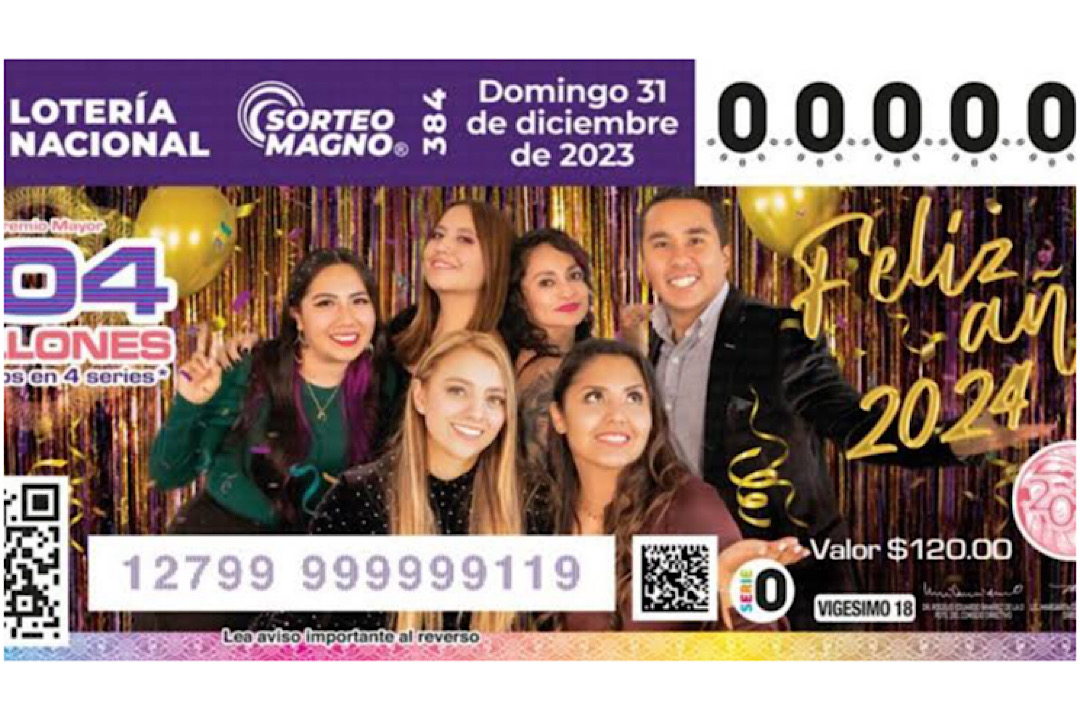 ¡Premio mayor! Lotería Nacional agota cachitos para el Sorteo Magno de Año Nuevo