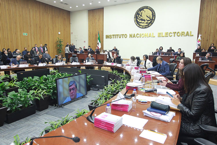 Paran en INE rebelión contra su presidente Guadalupe Taddei