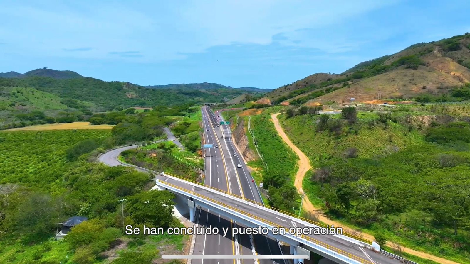 AMLO supervisa avance de autopistas nayaritas