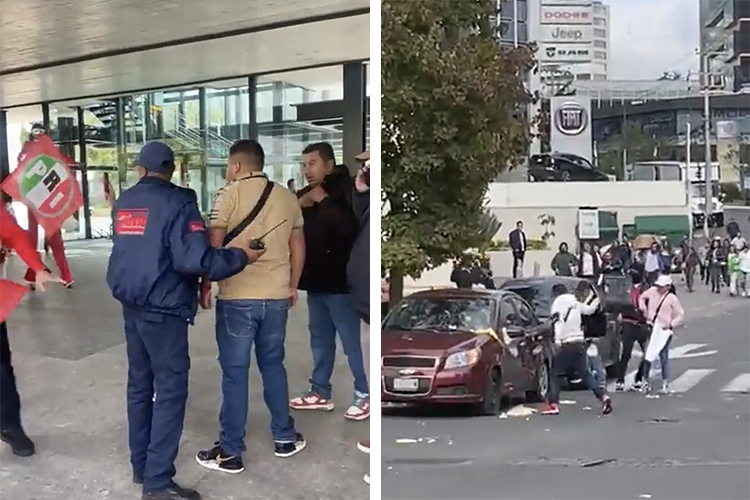 Revienta violencia evento de Santiago Taboada en Cuajimalpa