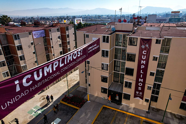 Entregan primera etapa de unidad habitacional dañada por 19S