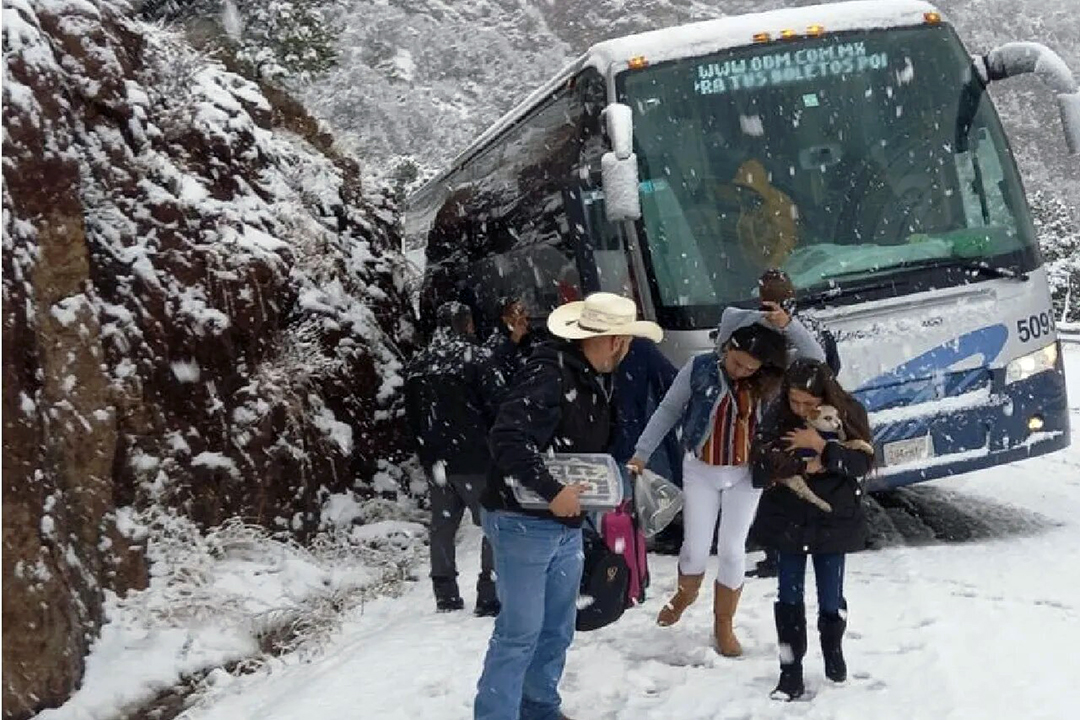 Llega a México séptima tormenta invernal