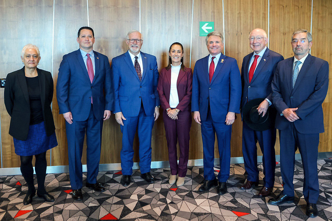 Claudia se reúne con congresistas republicanos de Estados Unidos