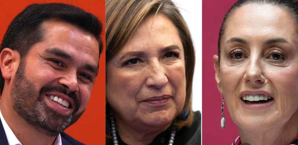 Máynez dice que su rival a vencer es Claudia y no Xóchitl