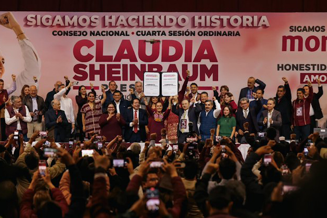 Morena nombra oficialmente a Claudia como su candidata