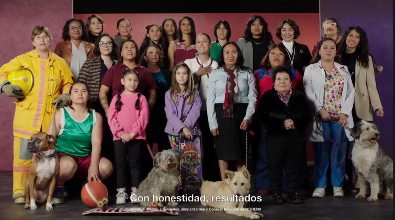 Claudia Sheinbaum destaca en spot a la mujer de la sociedad actual