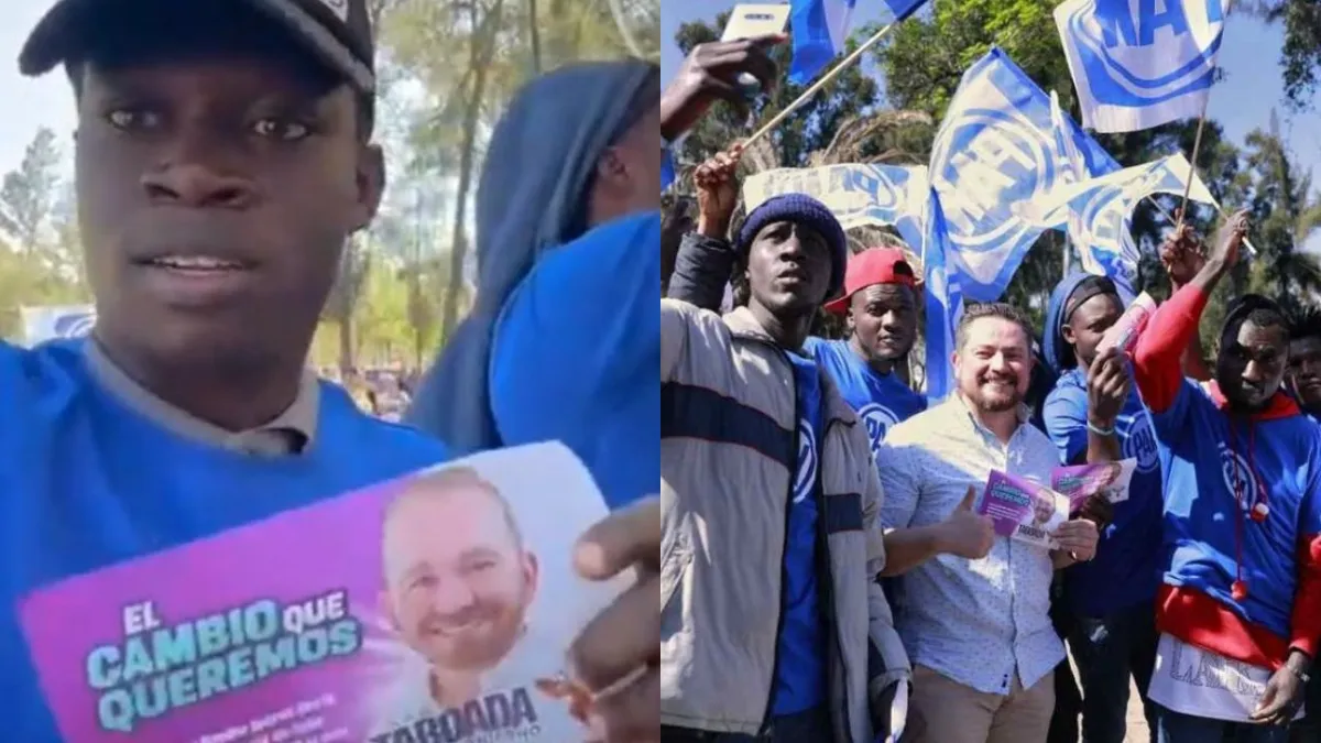 ¿Acarrean a migrantes haitianos al último mitin de Santiago Taboada?