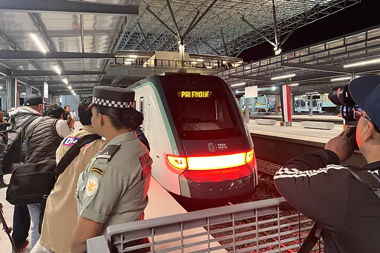 Desde su apertura, hace seis semanas, el Tren Maya ha efectuado 239 viajes, con 37 mil 601 pasajeros