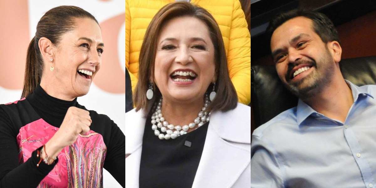 Cierran precampaña Claudia Sheinbaum, Xóchitl Gálvez y Jorge Álvarez Máynez