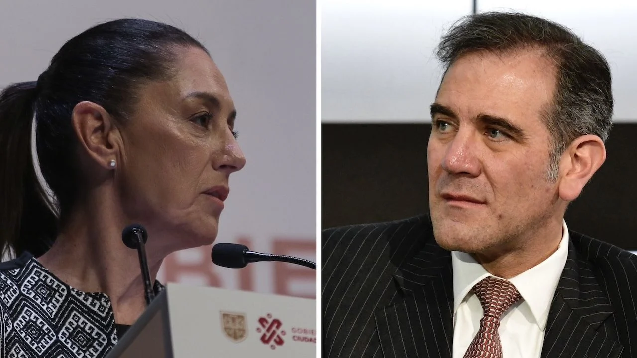 Sheinbaum critica participación de Lorenzo Córdova en marcha de oposición