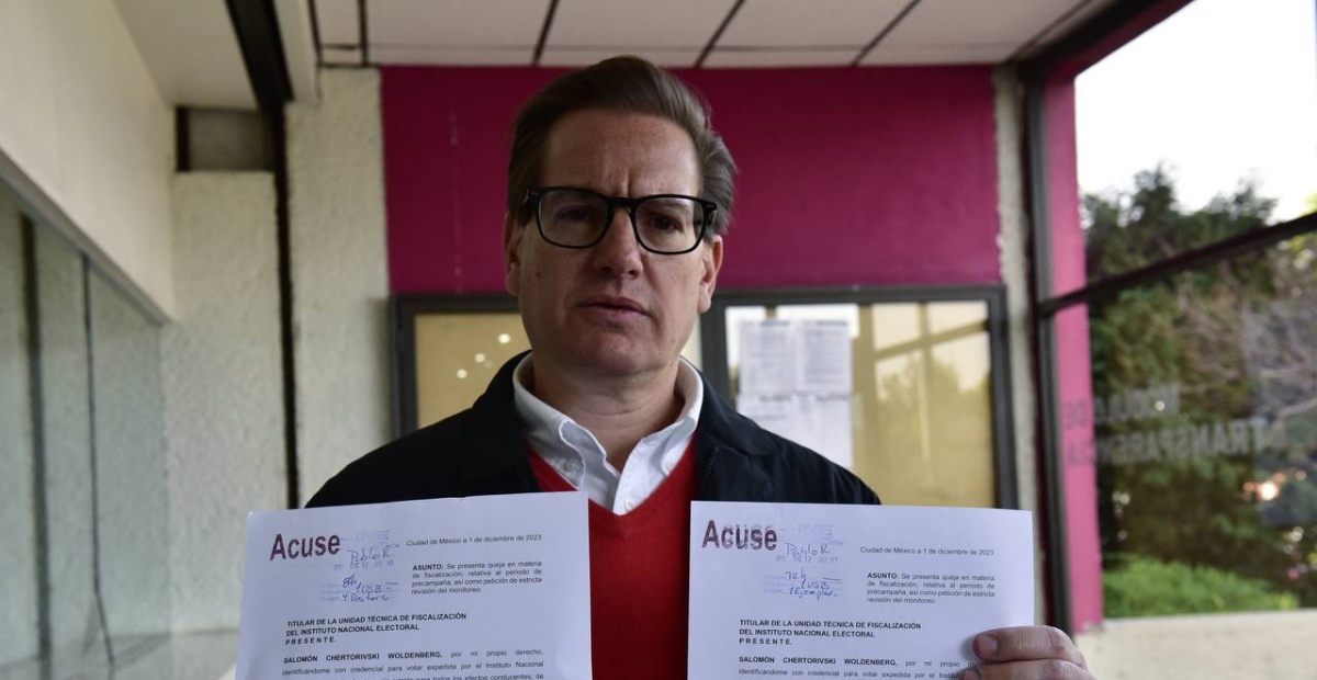 Salomón Chertorivski denuncia nuevamente ante el INE a Taboada y Brugada