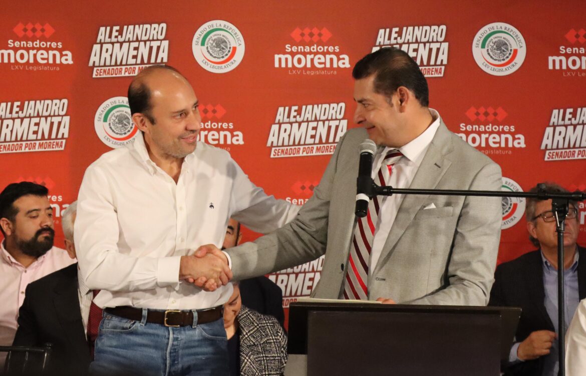 Alejandro Armenta: ‘En el Senado se impulsan proyectos a favor del pueblo’