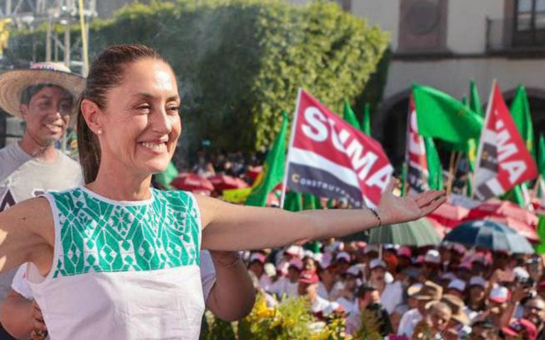 Claudia Sheinbaum llega a San Luis Potosí para coordinar intercampaña