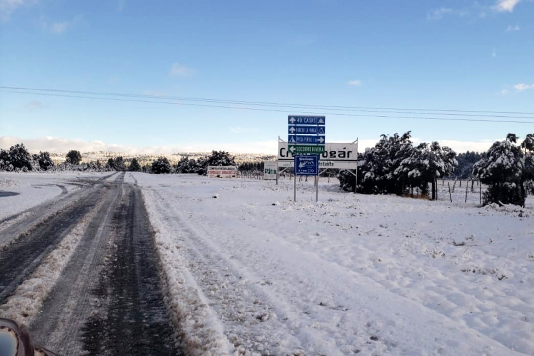 Tremendas heladas por frente frío 33 y sexta tormenta invernal