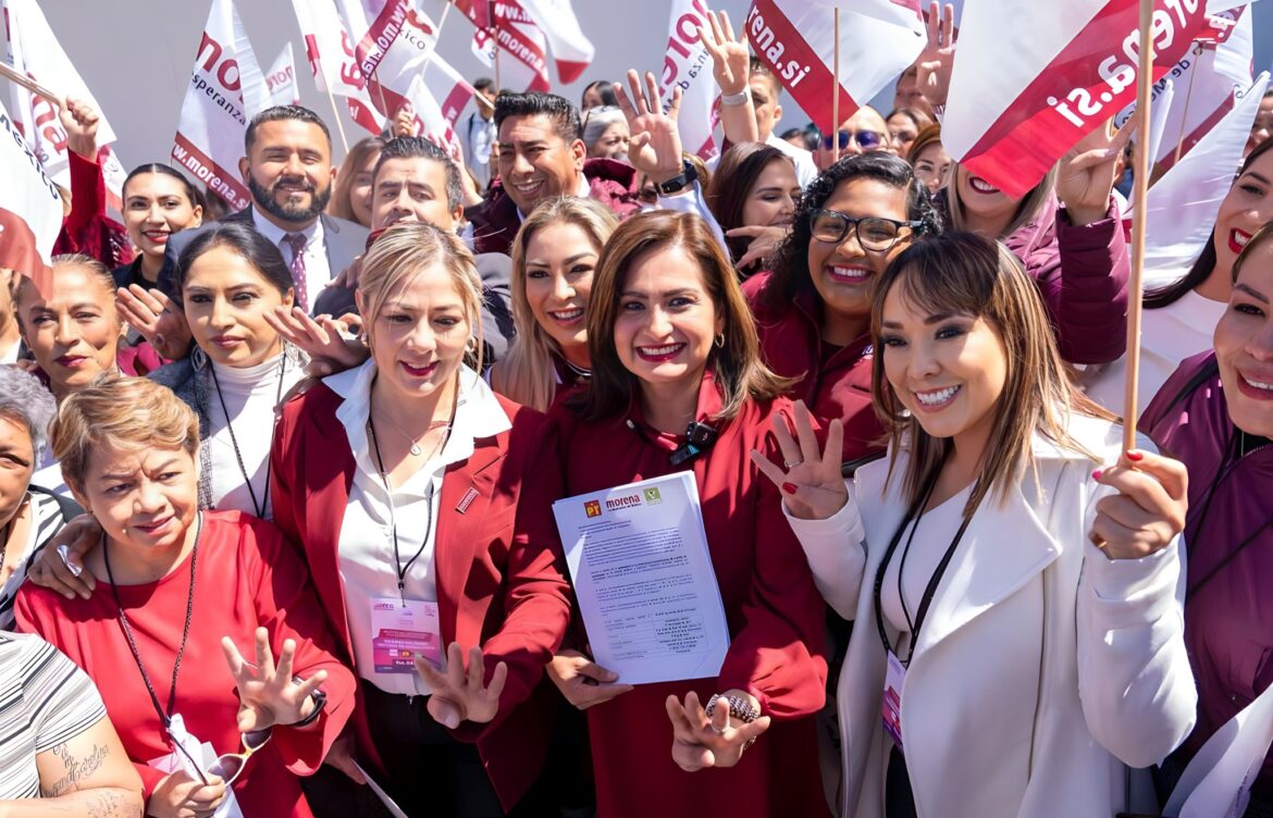 Oficialmente Alma Alcaraz es candidata a gobernadora de Guanajuato