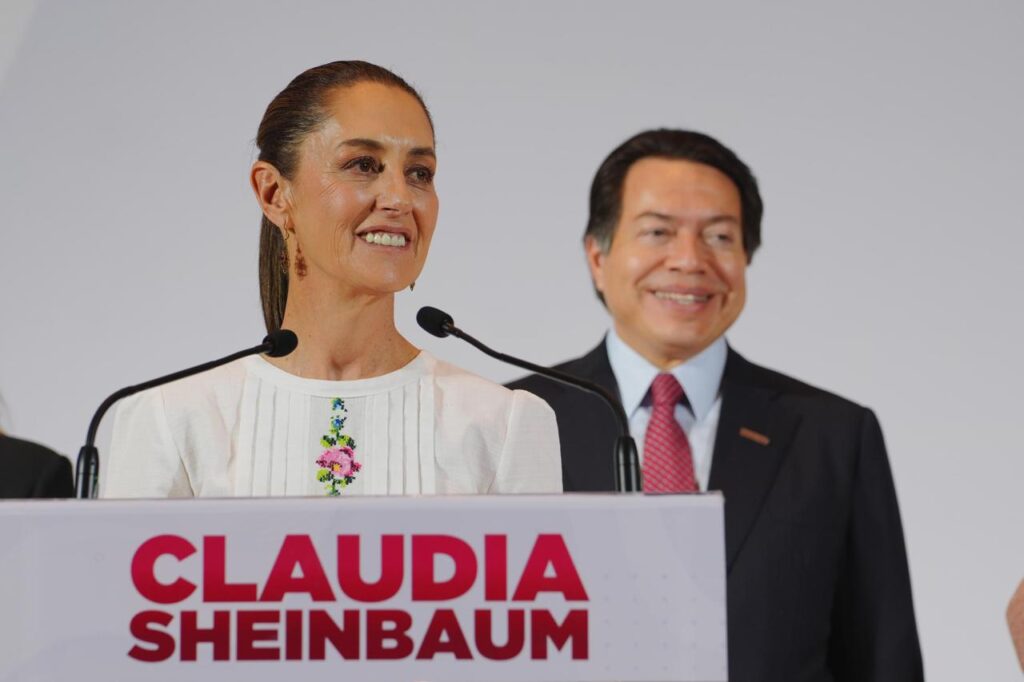 Claudia Sheinbaum Pardo incluye a las 'corcholatas' en su equipo de campaña. Claudia Sheinbaum presenta equipo de campaña rumbo a la presidencia de la república