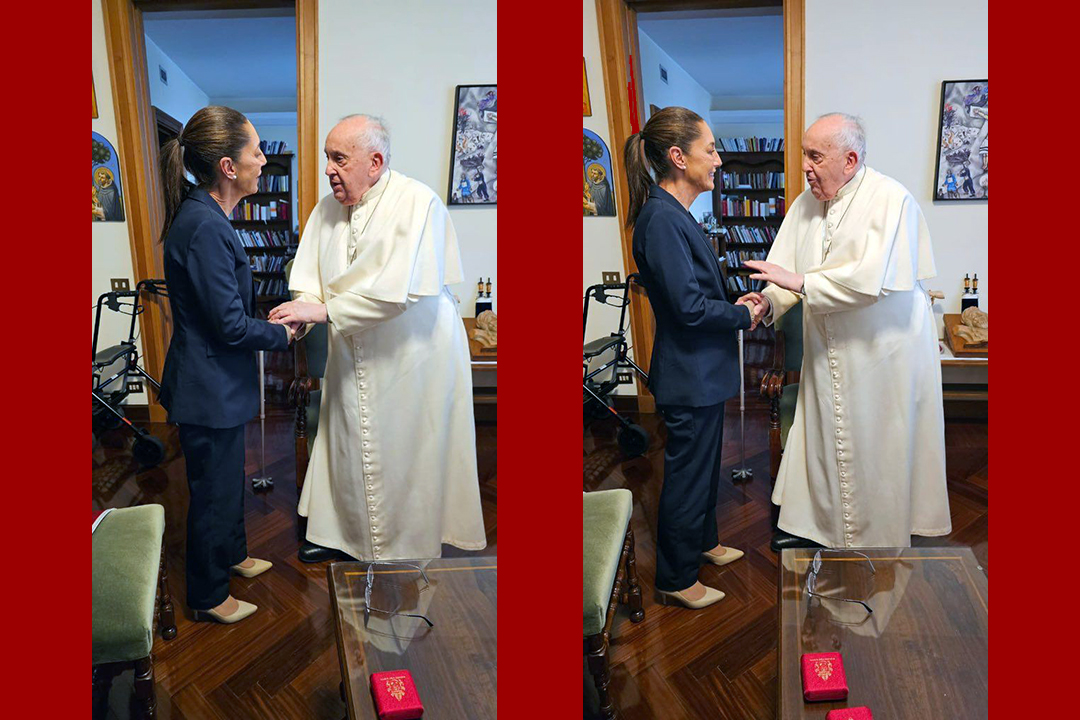 Sostiene Claudia Sheinbaum encuentro con el Papa Francisco