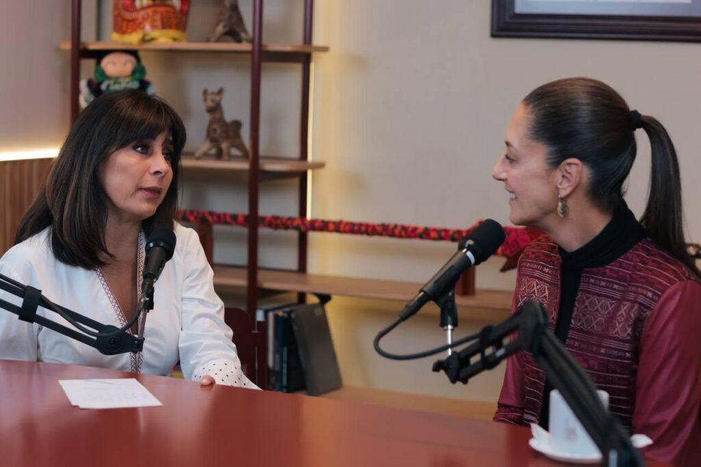 'Las mujeres participamos, luchamos por nuestros derechos y podemos llegar a la presidencia de la república': Claudia Sheinbaum.