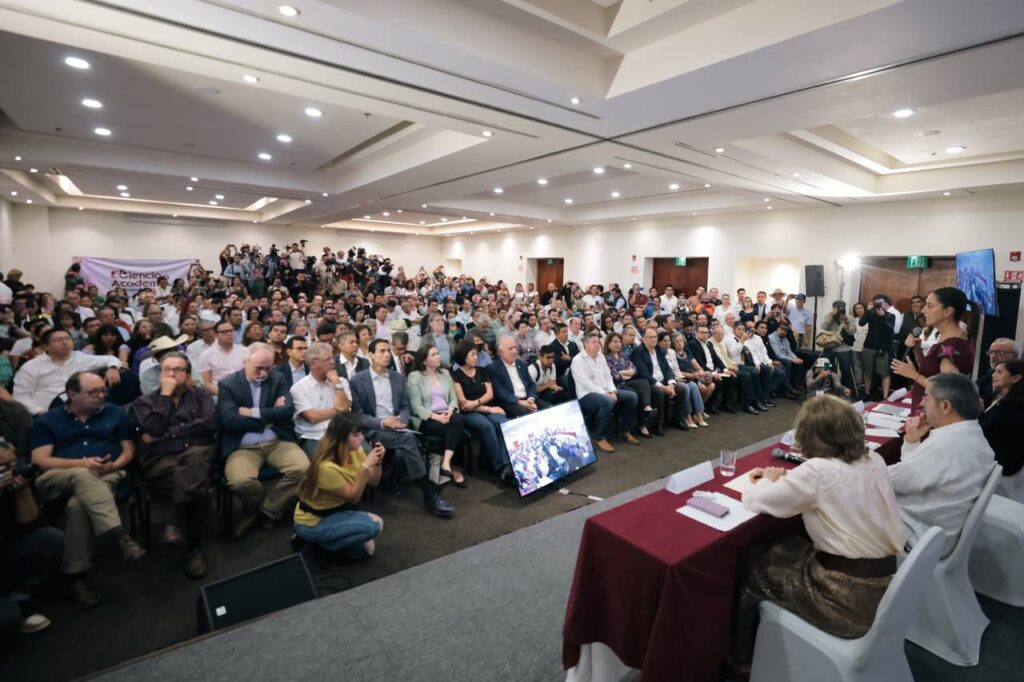 Claudia Sheinbaum presenta el eje ‘república educadora, humanista y científica’. Vamos a hacer de México una potencia educativa, científica y de la cultura.