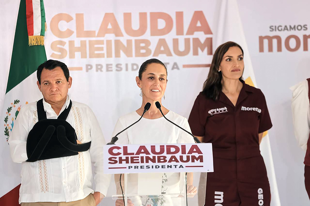 Claudia Sheinbaum y Joaquín Díaz mena anuncian ‘Renacimiento Maya’, el proyecto para fortalecer la prosperidad de Yucatán a través del Tren Maya