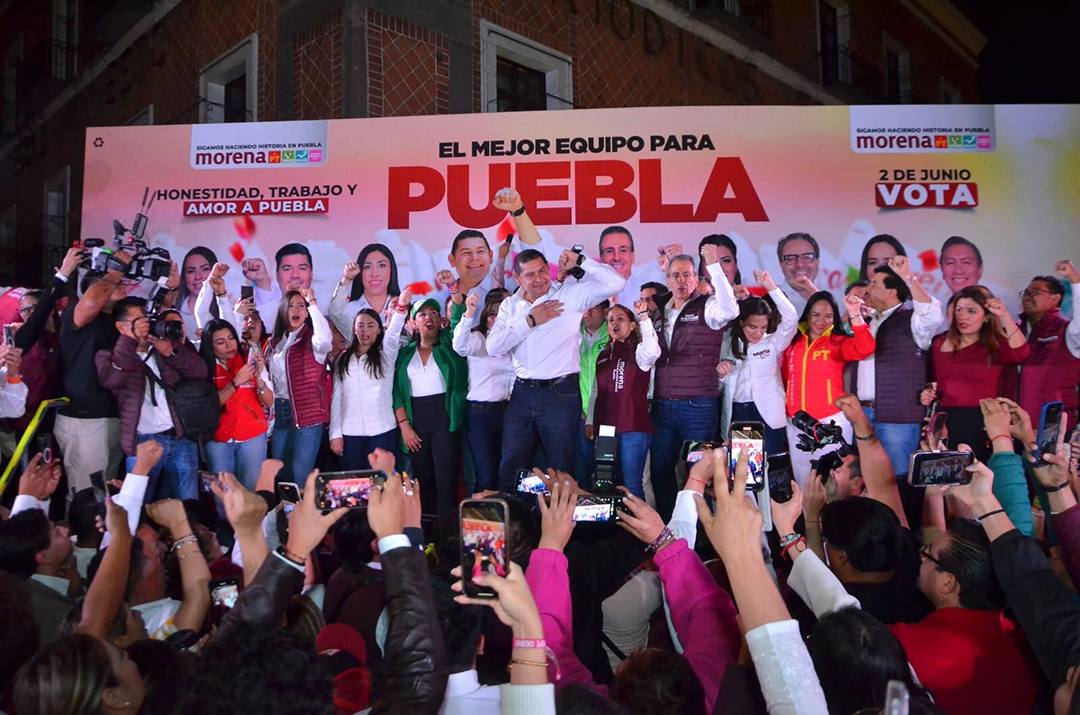 Alejandro Armenta y Pepe Chedraui inician campaña desde el corazón de Puebla