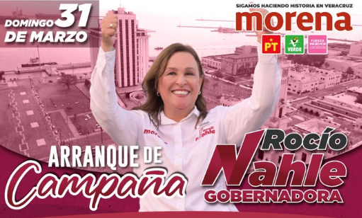 Invita Rocío Nahle al arranque de su campaña