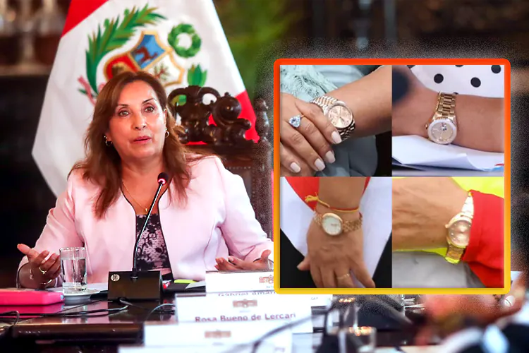 Presentan moción para destituir Boluarte por caso de Rolex