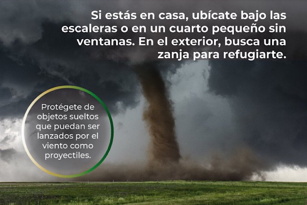 Alerta de tornado en Coahuila y Nuevo León