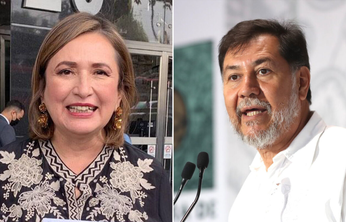 Denuncia Noroña a Xóchitl Gálvez ante el INE por ‘coacción de voto’