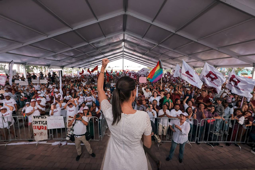 Desde playa del Carmen, Claudia Sheinbaum destaca derecho a vivienda y salario digno como como prioridad de la 4t en Quintana Roo