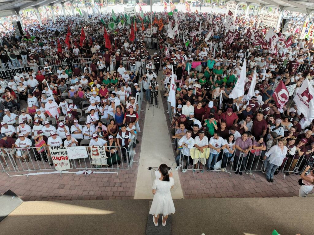 Claudia Sheinbaum es nombrada como ‘la hermana mayor’ por representantes de los pueblos mayas de Quintana Roo