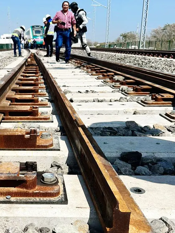 El accidente de descarrilamiento del Tren Maya se registró en las inmediaciones de la estación Tixkokob, en Yucatán