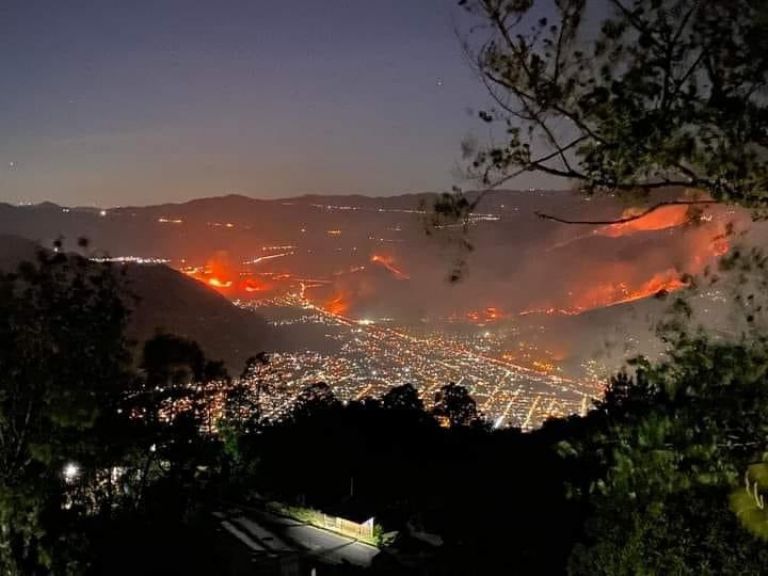 Terrible incendio en las Cumbres de Maltrata, Veracruz; vecinos piden ayuda