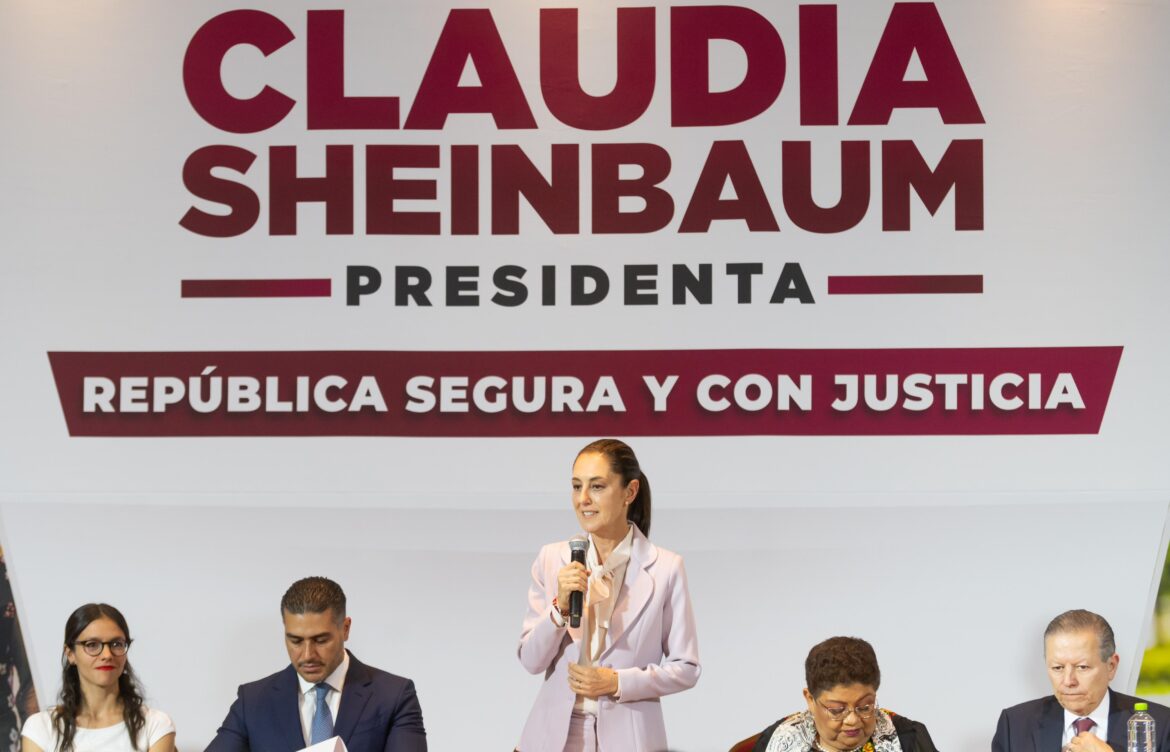 Claudia Sheinbaum presenta su estrategia de seguridad: ‘República segura y con justicia’