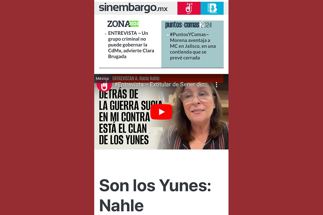 Detrás de la campaña difamatoria están los Yunes: Rocío Nahle