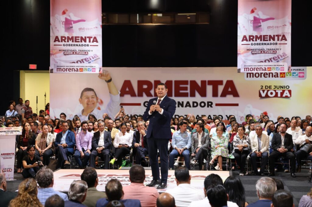 El candidato Alejandro Armenta reafirmó su compromiso con un gobierno humano y cercano a las necesidades de la población.