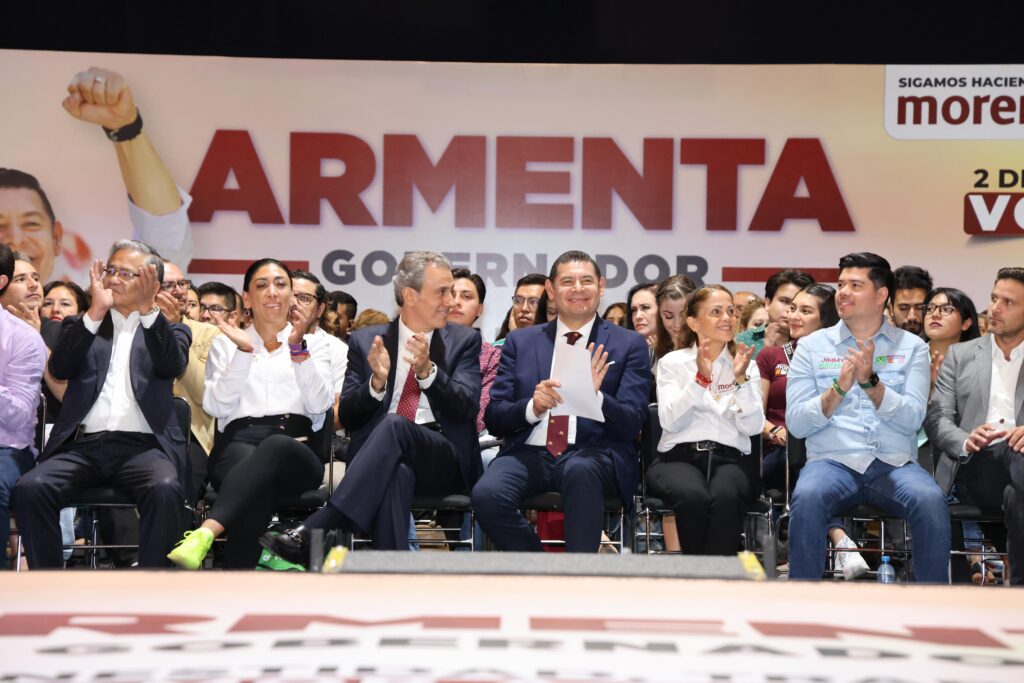 El candidato Alejandro Armenta reafirmó su compromiso con un gobierno humano y cercano a las necesidades de la población.
