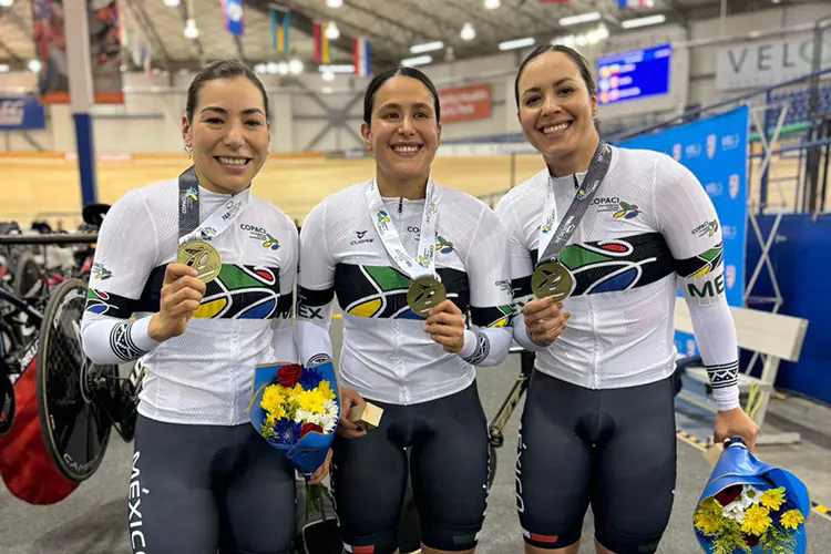 Ciclistas mexicanas logran oro y pase a Juegos Olímpicos París 2024