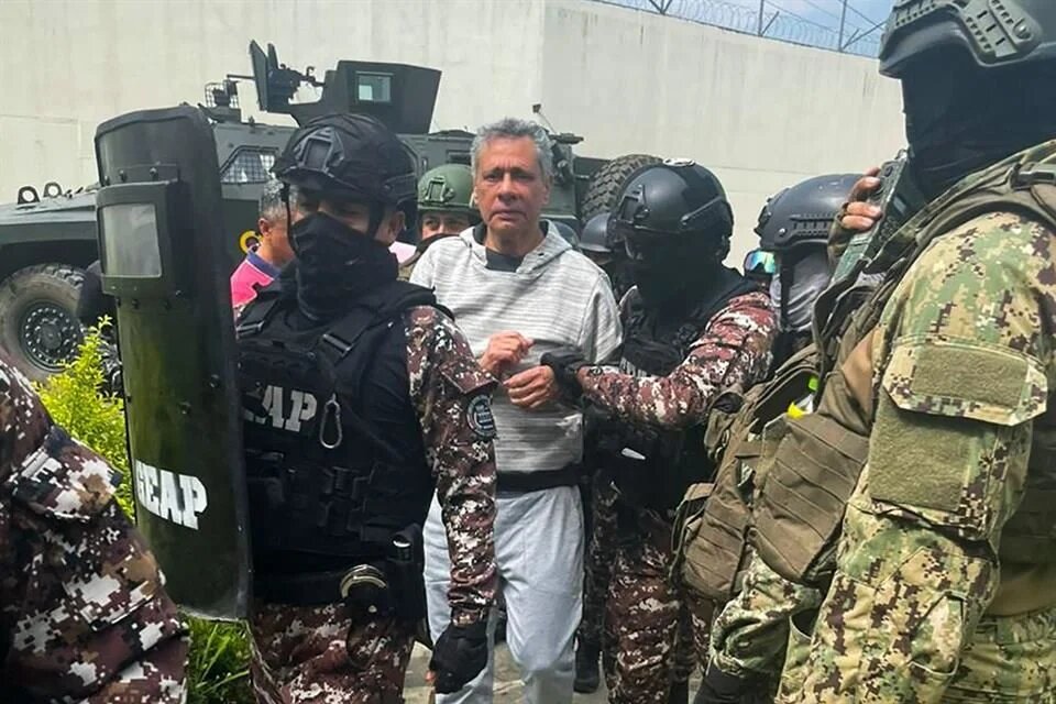 El exvicepresidente de Ecuador, Jorge Glas, es hospitalizado