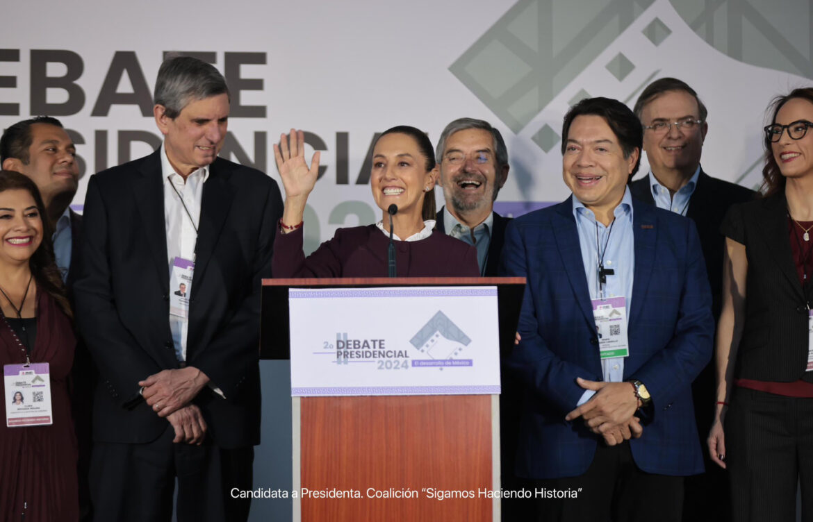 Claudia Sheinbaum propone la creación de más de empleos, viviendas y más desarrollo para todo México durante el segundo debate presidencial