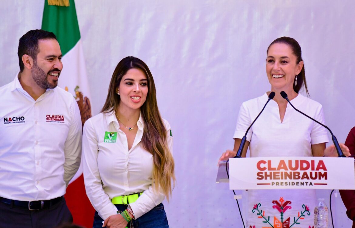 Presume Claudia Sheinbaum gran aceptación hacia su candidatura