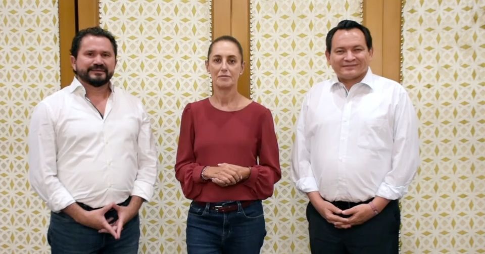 Claudia Sheinbaum nombra a Mauricio Sahuí como coordinador de alianzas en Yucatán
